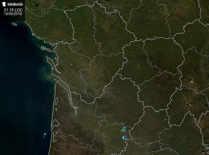 Une petite cellule se forme sur le Lot-et-Garonne à proximité de la Dordogne