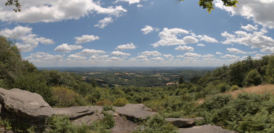 Vue presque identique, un peu plus large car panoramique